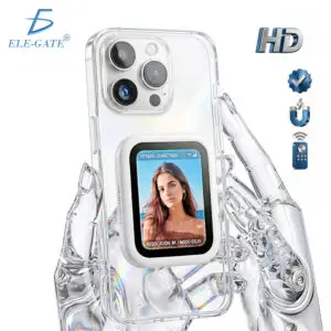 Monitor Selfie Magnético para iPhone y Android Cámara Trasera Vlogging y Streaming