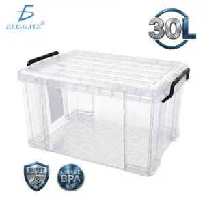 Caja Hermética Multiusos 30L con Doble Sellado | Libre de BPA | Ideal para Alimentos y Utensilios
