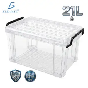 Caja Hermética 21L Multiusos con Doble Sellado | Libre de BPA | Ideal para Alimentos y Utensilios
