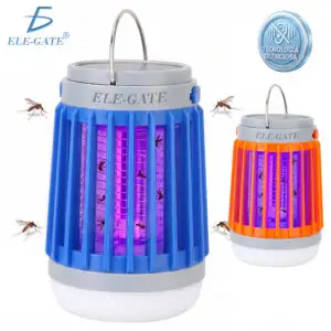 Lámpara Mata Mosquitos Solar y USB con Luz LED para Camping