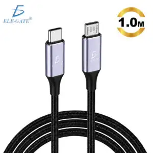 Cable Tipo C a Micro USB Trenzado 1 Metro 480 Mbps