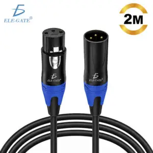 Cable XLR Macho a Hembra para Audio, 2 m / 6 m / 10 m / 15 m