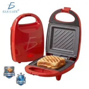 Sandwichera Eléctrica para Sándwiches Rápidos, Saludables y Sellados